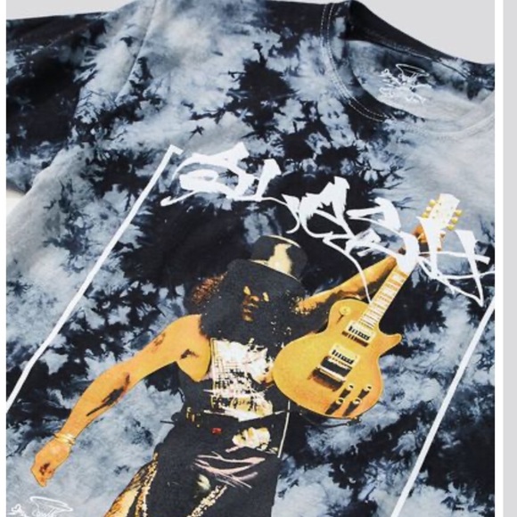 Tie-Dye Graphic Slash Tee M/L - Picture 3 of 10